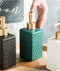 Zeepdispenser / Zeeppompje - Porselein Collectie - Zwart - 350ml - Keramiek - 7x7x18cm