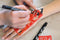 Eberhard Faber tattoo stiften - 2 stuks - zwart - met sjablonen - EF-559597