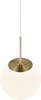 Nordlux Grant 25 - Hanglamp - Opaalglas - Messing