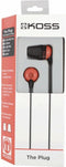 Koss PLUG R - In Ear hoofdtelefoon - ANC - Rood