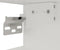 vidaXL Wandkast - 34,5x32,5x90 cm - bewerkt hout - hoogglans wit