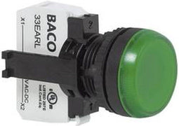 BACO L20SE20H Signaallamp Met LED-element Groen 230 V/AC 1 stuk(s)