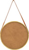 vidaXL - Wandspiegel - met - band - 50 - cm - goudkleurig