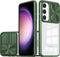 iMoshion Hoesje Geschikt voor Samsung Galaxy S24 Hoesje - iMoshion Camslider Backcover - Donkergroen