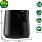 Philips Essential App Connect Airfryer 5000 Series HD9255/90 - Heteluchtfriteuse - 13 in 1 kookfuncties - 4,1 liter (L)