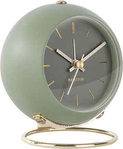 Karlsson Wekker Globe - Mosgroen - 9,5x10,5x7cm - Scandinavisch