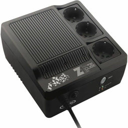 Infosec Z1 - Zenergy Cube EX 600 - UPS 0,6 kVA Sinus - Zwart