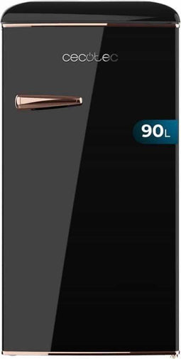 Cecotec Bolero CoolMarket TT Origin 90 - Mini retro koelkast - 90L ICEBOX - Zwart
