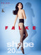 FALKE Shaping Top - 20 DEN panty dames - vormgevend effect - zwart