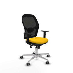 Piqueras y Crespo 1D086G0 - Bureaustoel - Hoogteverstelbaar met armleuning - Geel