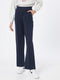 TOM TAILOR straight interlock pants - Dames Broek - Maat L - Met elastische tailleband