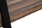 Wandkast Stoer metaal hout industrieel design open boekenkast 101 cm hoog zwart