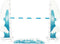 By Astrup Hindernis Water Blauw voor Stokpaarden