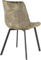By-Olaf Eetkamerstoel Austin velvet Groen - slanke metalen poten - industrieel design - velours