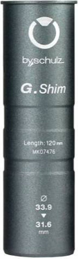 By.Schulz Vulbus Zadelpen Basis-Ø 31,6 Mm, Verwijding Op Ø 33,9 Mm