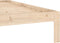 vidaXL - Bedframe - massief - grenenhout - 100x200 - cm