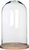 Mica Decorations Hella Stolp - H37 x Ø23 cm - Glas & Hout