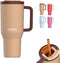Kambukka Rio - Tumbler 950ml - Almond Dream waterfles met Telescopisch rietje - Lek proof - BPA vrij