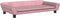 vidaXL Kinderbank 100x50x26 cm fluweel roze