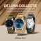 Johnny Loco Luna I - Horloge Heren - Roestvrij Stalen Kast - Saffierkristal - 41,3mm - Waterdicht tot op 100M - Cobalt