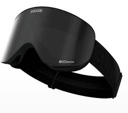 SunGod Vanguards - Skibril - Dubbele cilinderlens met Active Anti-Fog - Zwart