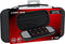 Konix 61889000085 - Opbergtas voor Nintendo Switch - Versterkte bescherming en optimale opslag - Rood/Zwart