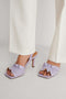 NA-KD Ruffled - Sandalen met hak - Slingback met ruche - Lilac
