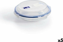 Hermetische Lunchtrommel Luminarc Pure Box 700 ml Tweekleurig Glas (5 Stuks)