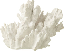 J-Line decoratie Koraal - polyresin - wit - large