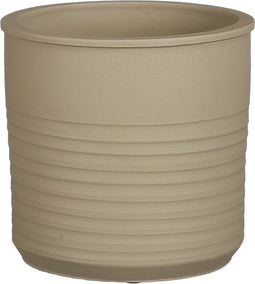 Mica Decorations Momo Bloempot - 19x19x18 cm - Terracotta - Taupe
