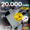 Aqiila B20+M - Powerbank 20000 mAh - 65W snelladen PD & Quick Charge - mosgroen