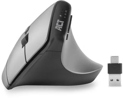 ACT AC5155 - Draadloze Ergonomische Muis - 2400 dpi - Bluetooth/USB-C/USB-A
