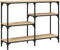 vidaXL - Wandtafel - 102x29x75 - cm - bewerkt - hout - sonoma - eikenkleurig