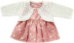 Byastrup Kledingset Babypop Gebreid 50 Cm Roze