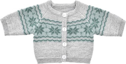 Byastrup Poppenkleding Vestje Gebreid 35 Cm Grijs