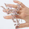 LAUED Nagelstickers - Nail Wraps - 16 Extreem Dunne Nagellak Stickers - Manicure Nail Art Folie - Sparkling Candy