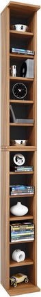 VCM Houten CD DVD standaard Opbergrek Boekenplank Decoratieve plank Bigol Houten CD DVD standaard Opbergrek Boekenplank Decoratieve plank Bigol
