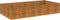 vidaXL - Plantenbak - verhoogd - 195x100x36 - cm - cortenstaal