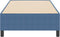 vidaXL - Boxspringbed - Blauw - 100x200 - cm - Corduroy - Stof