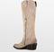 PS Poelman CILLY - Cowboylaarzen - Suède - Taupe - Maat 38