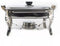 Alora Chafing Dish chrome - voedsel verwamer - voedsel warmhouden - met deksel - buffetwarmer - roestvrij staal - chrome - warmhoudplaat - bain maria - warmhoudbakken - 35 x 28 x 25cm - Warmhoudschalen