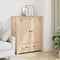 vidaXL - Hoge - kast - 83x41,5x100 - cm - massief - grenenhout