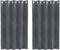 vidaXL - Blackout - Gordijnen - met - Oogjes - 2 - stuks - Super - Lichtgrijs - Velours
