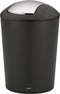 Kela Marta - Afvalemmer - Tuimel deksel - 5 liter - Zwart
