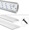 Hama Kabelgoot, zelfklevend, halfrond, 100 x 7 x 2,1 cm, PVC, wit