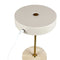 MOONLIGHT - LED tafellamp - oplaadbaar - beige brass travertine