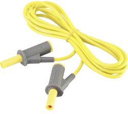 VOLTCRAFT MSB-501 Veiligheidsmeetsnoer Banaanstekker 4 mm Banaanstekker 4 mm 2.00 m Geel 1 stuk(s)