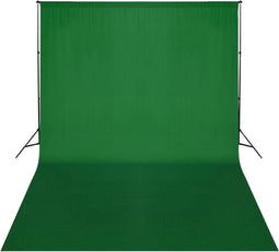 vidaXL - Achtergrondsysteem - 500x300 - cm - groen