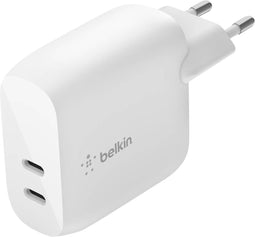 Belkin BoostCharge 40W - USB-C PD Wandlader - 2 Poorten - Wit
