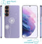 iMoshion Hoesje Geschikt voor Samsung Galaxy S22 Hoesje Siliconen - iMoshion Design hoesje - Transparant / Dandelion